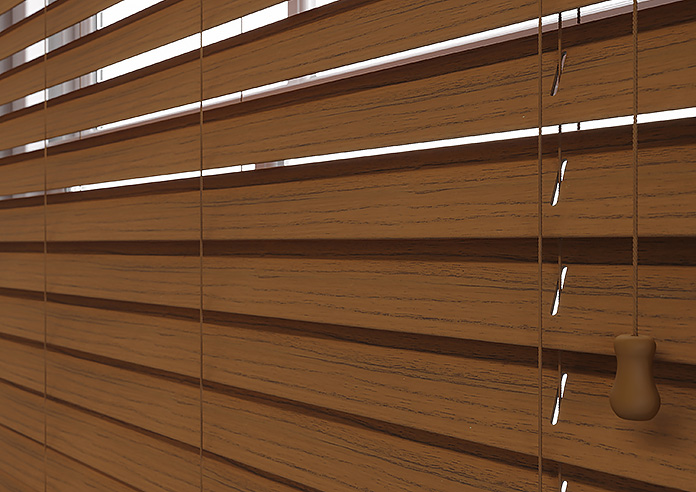 Ecowood, Honey Teak Fine Grain - Twist&Fit Venetian Blind - Image 4
